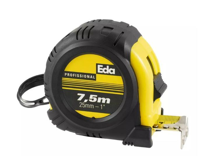 Trena Emborrachada 7,5m X 25mm C/trava e ponta imantada 8LX - EDA ...