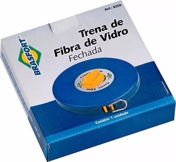 Imagem de Trena Fechada de Fibra de vidro 30m Brasfort