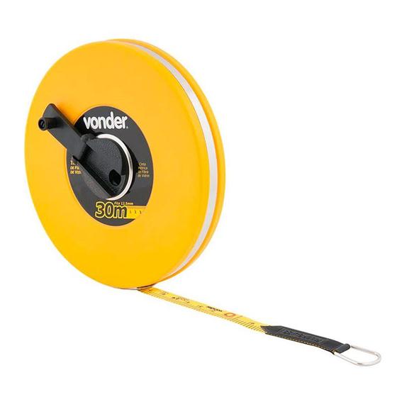 Trena Fibra 30m Vonder Menor preço em Trena Fibra 30m Vonder