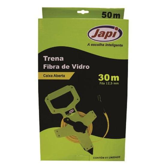 Imagem de Trena fibra de vidro aberta 30m TRFA30 - Japi