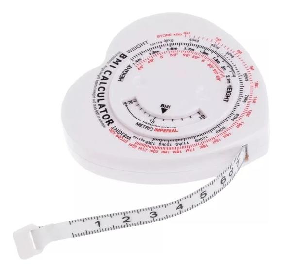 Imagem de Trena Fita Antropométrica Com 150 Cm Com Calculador De IMC