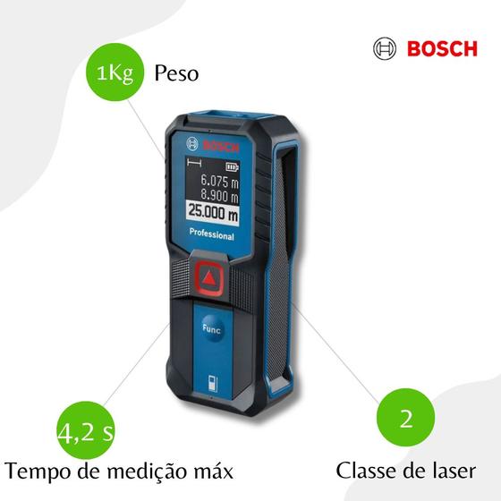 Imagem de Trena Laser 25m Bosch GLM 25-23 - Azul  