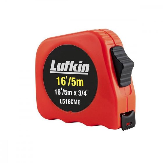 Imagem de Trena Lufkin 5M/3/4'' Com Trava L516 Laranja L516Cme