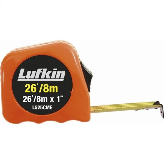 Imagem de Trena Lufkin 8M/1'' Com Trava L525 Laranja L525Cme