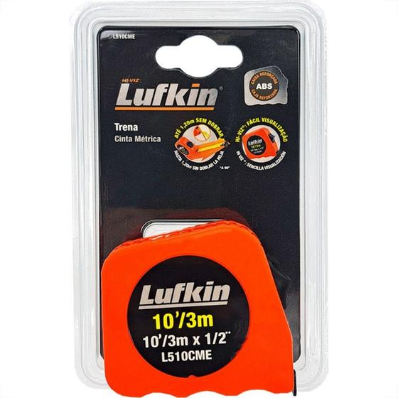 Imagem de Trena Lufkin Com Trava L510Cme - 3Mx13Mm