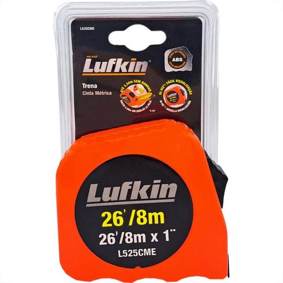 Trena Lufkin Com Trava L525Cme - 8Mx25Mm Imagem de Trena Lufkin Com Trava L525Cme - 8Mx25Mm