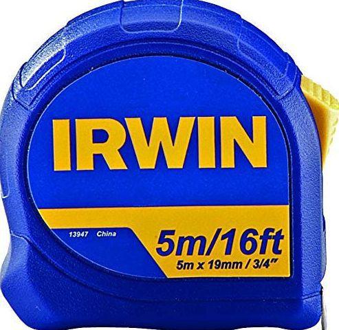 Trena Manual Standard 5 Metros IW13947 - Irwin Menor preço em Trena Manual Standard 5 Metros IW13947 - Irwin