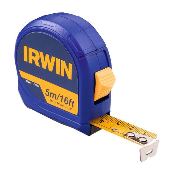 Imagem de Trena Standard 5 Metros Com Trava Iw13947 Irwin Profissional