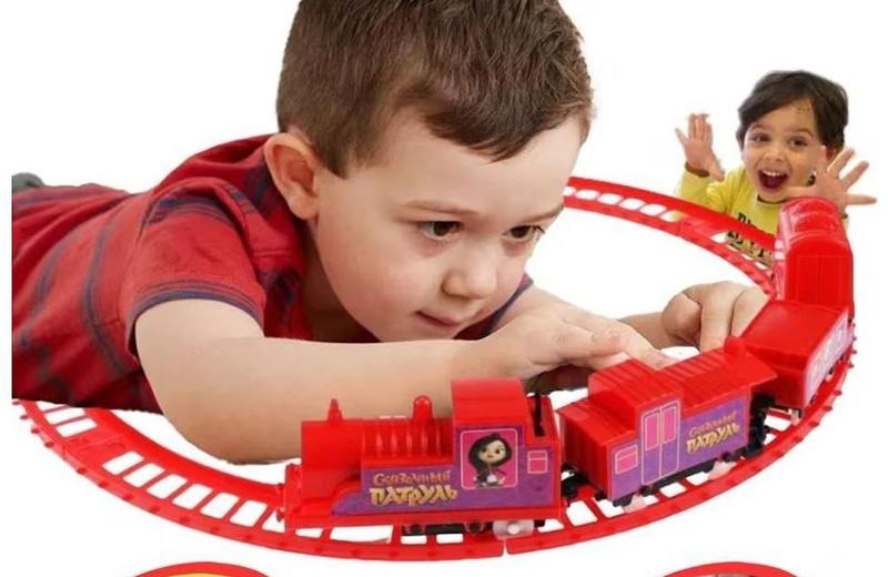 Imagem de Trenzinho Brinquedo Infantil Ferrorama Elétrico Locomotiva