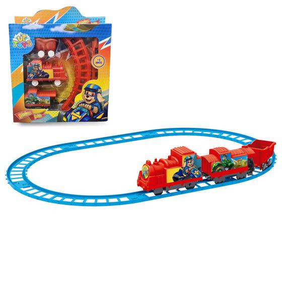 Imagem de Trenzinho Elétrico Trem Infantil de Brinquedo à Pilha