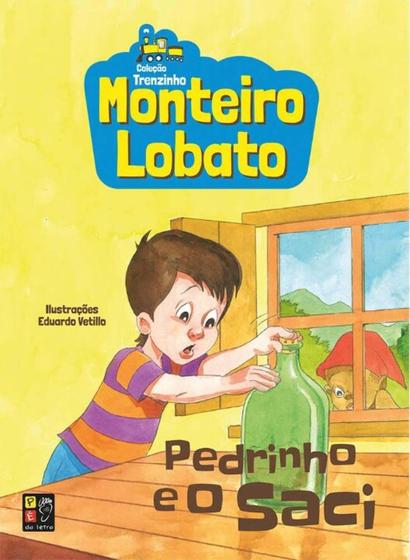 Imagem de Trenzinho Monteiro Lobato Pedrinho e o Saci - MONTEIRO LOBATO