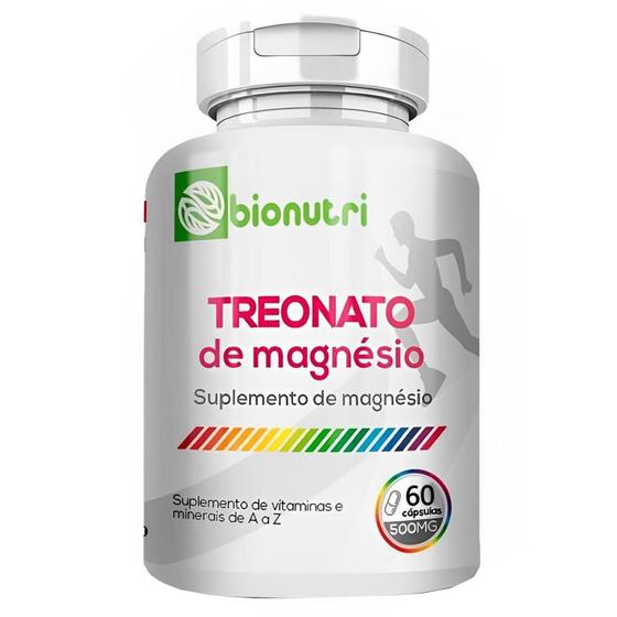 Imagem de Treonato de Magnesio 60 Capsulas 500 Mg - Bionutri
