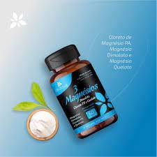 Três Magnésios - Reativa 60 cápsulas 500mg Menor preço em Três Magnésios - Reativa 60 cápsulas 500mg