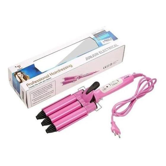 Tri Ondas Modelador De Cabelo Cachos Cerâmica Ondulador - TRIONDAS