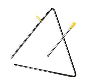 Imagem de Triângulo 30 cm Aço Cromado - Pro Fire