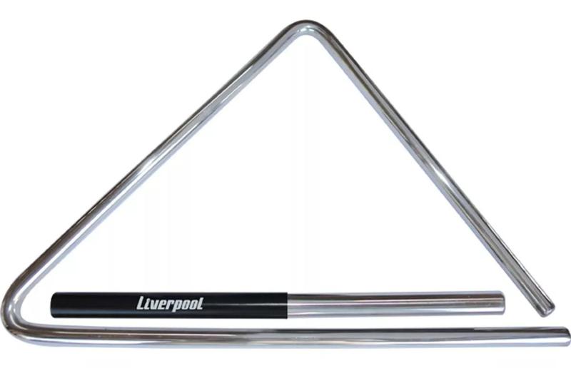 Imagem de Triangulo Liverpool Tr 20 Cm Cromado Ferro