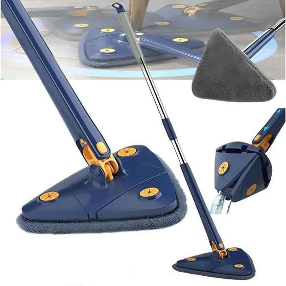 Imagem de Triângulo MOP Mão-livre Rotação de 360 graus com substituível Microfibra Pano MS-511