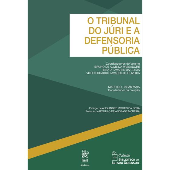 Imagem de Tribunal do juri e a defensoria publica, o