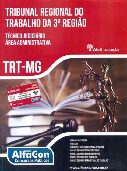 Imagem de Tribunal Regional do Trabalho da 3ª Região TRT-MG - Alfacon