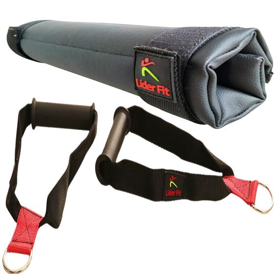 Triceps Corda Pulley Puxador De Academia e Puxador Remada Alta O Par