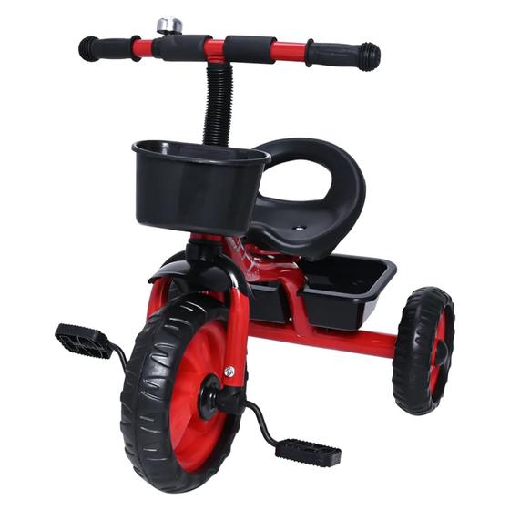 Imagem de Triciclo 3 Rodas Infantil Bicicleta Vermelho Motoca Com Buzina - Zippy Toys