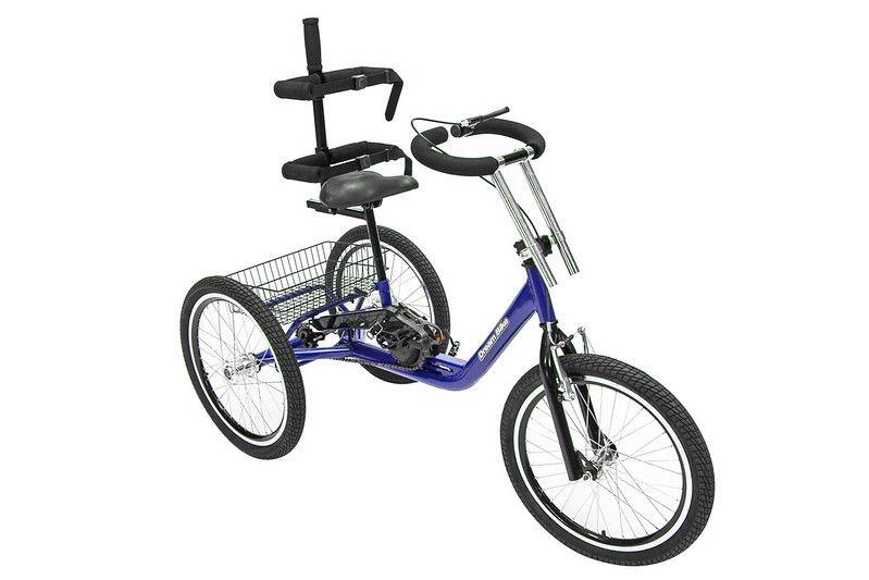 Imagem de Triciclo adaptado aro 20 - azul