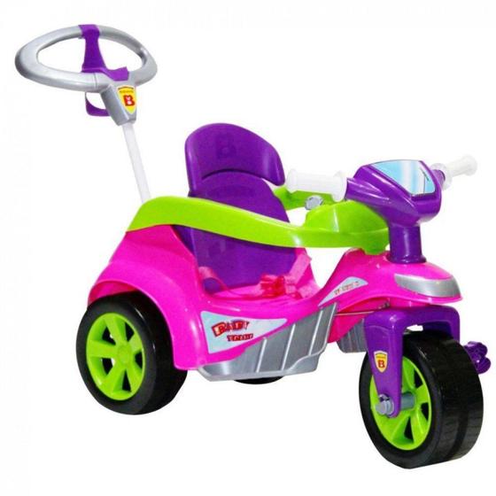 Triciclo Baby Trike Evolution Rosa com Pedal, Biemme, 611 Biemme