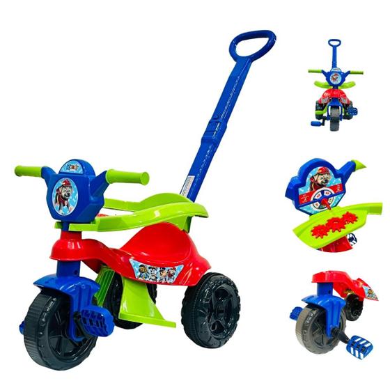 Imagem de Triciclo Com Pedal Motoca Haste Kemotoca Velotrol Escolha o Modelo