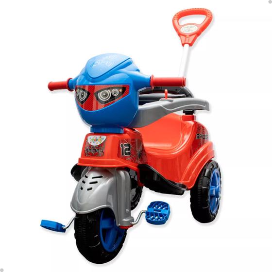 Imagem de Triciclo De Passeio Infantil Motoquinha Empurrador