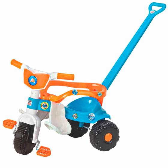 Imagem de Triciclo Fly Motoca Infantil Azul E Laranja Totoka Divertida Para Crianças - Magic Toys