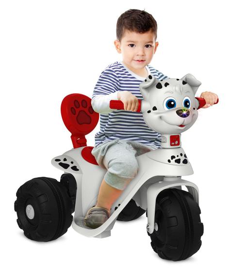 Imagem de Triciclo Infantil Baby Scooter Doggy Eletrica 6v - Bandeirante