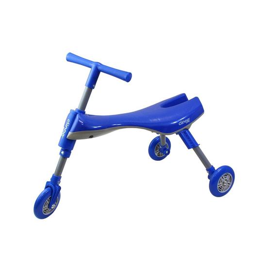 Imagem de Triciclo Infantil Bicicleta Dobrável Infantil Clingo - Azul e Cinza