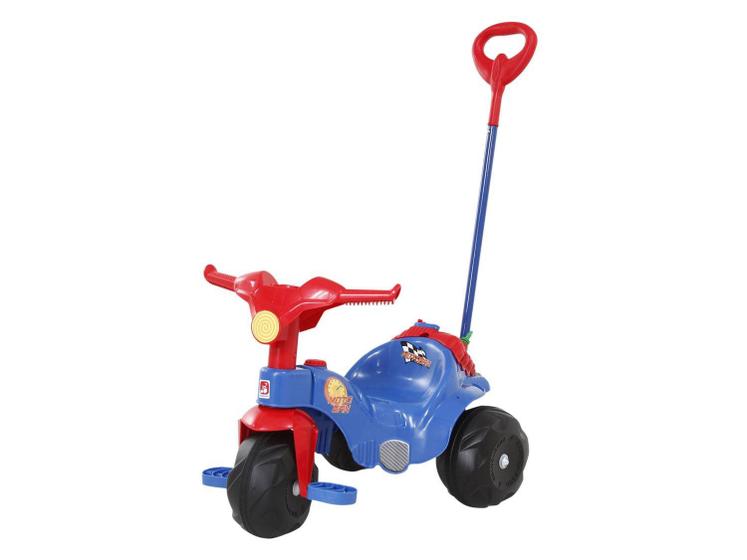 Imagem de Triciclo Infantil com Empurrador Bandeirante 