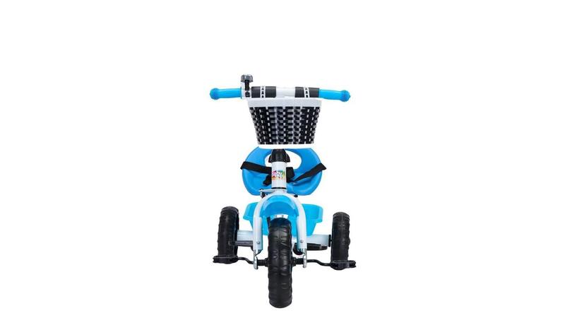 Imagem de Triciclo Infantil com Empurrador e Pedal 3 Rodas Flex Azul   - Baby Style