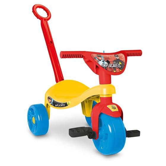 Imagem de Triciclo Infantil com Haste Removível - Liga dos Implacáveis - Samba Toys