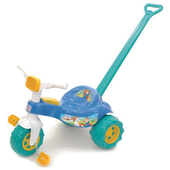 Imagem de Triciclo Infantil com Haste - Tico-Tico Príncipe - Magic Toys