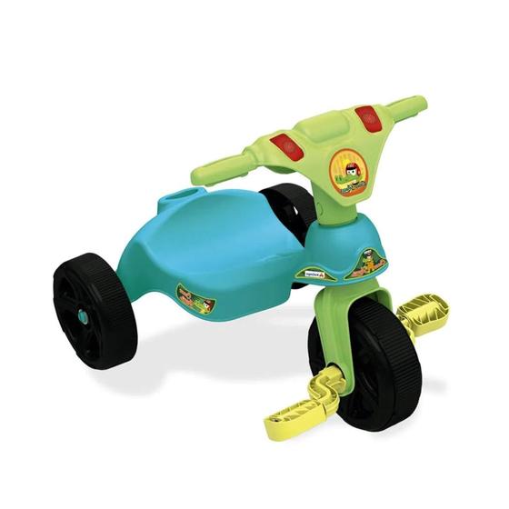 Imagem de Triciclo Infantil criança 24 Meses a 23 kg Sem empurrador Croco Racer Xalingo - 07754