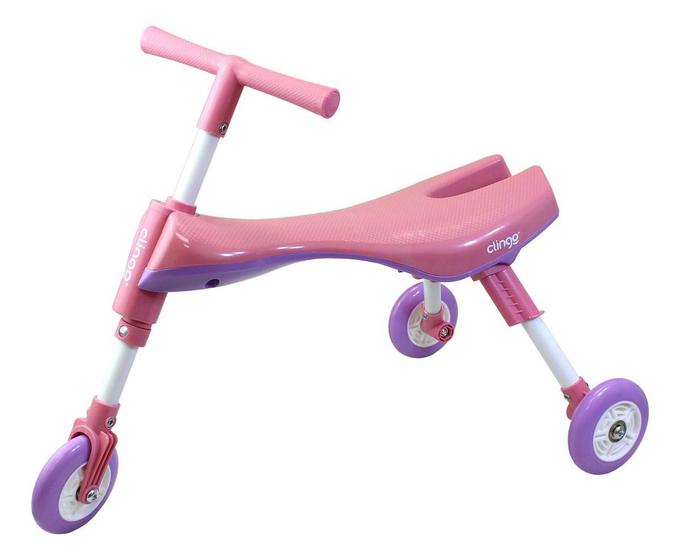 Imagem de Triciclo Infantil Dobrável Leve Portátil 12M+ Até 20Kg Sem Pedal 