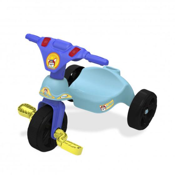 Imagem de Triciclo Infantil Fox Racer Azul Com Pedal Xalingo - 0772.1