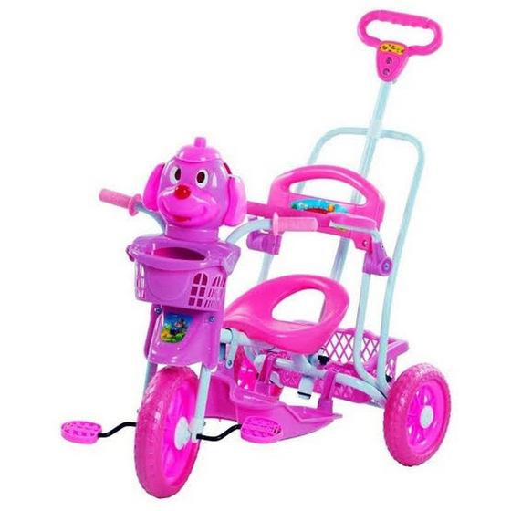 Imagem de Triciclo infantil gangorra com capota belfix 910600