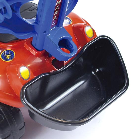 Triciclo Infantil Maral Avespa Spider 2 em 1 Passeio e Pedal