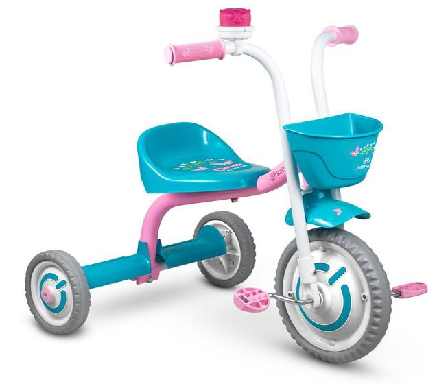 Triciclo Infantil Menino Menina Motinha Charm Nathor - Velotrol e ...