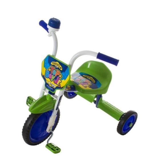 Imagem de Triciclo Infantil Menino Top Boy Jr Ultra Bikes Verde - TUJ-02AZVD