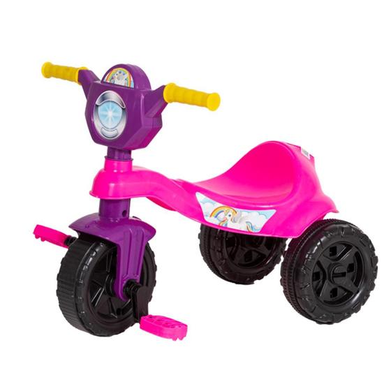 Imagem de Triciclo Infantil Motoca Kendy a Pedal Kemotoca Unicórnio