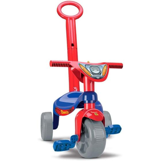 Triciclo Infantil Motoca Tchuco Heróis Motoquinha Passeio Samba Toys Imagem de Triciclo Infantil Motoca Tchuco Heróis Motoquinha Passeio Samba Toys