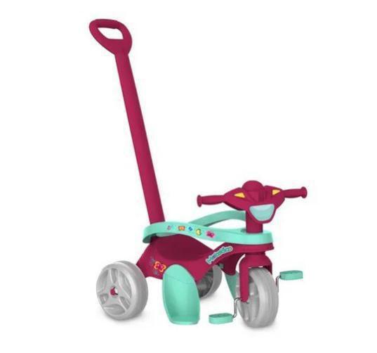 Imagem de Triciclo Infantil Mototico Com Empurrador - Bandeirante
