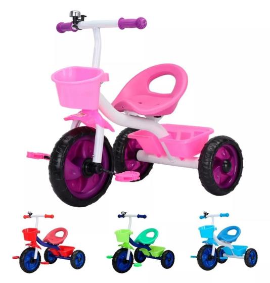 Imagem de Triciclo Infantil Passeio Com Pedal Jony Baby Style