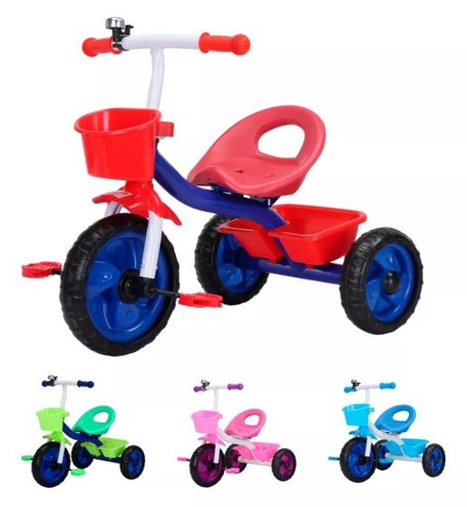 Imagem de Triciclo Infantil Passeio Com Pedal Jony Baby Style