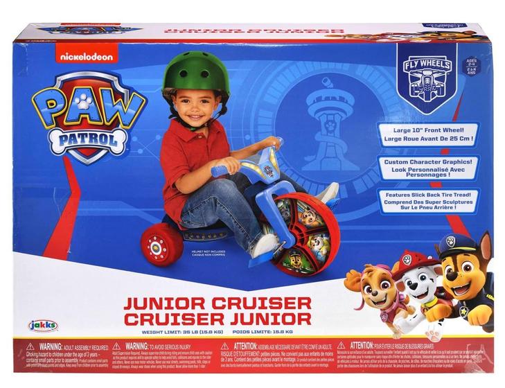 Imagem de Triciclo Infantil Paw Patrol Fly Wheels - Para Crianças de 2 a 4 Anos