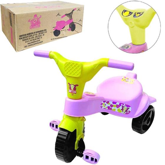 Imagem de Triciclo infantil rosa 55x40x40cm - OMOTCHA